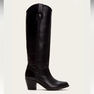 Black- Jackie Button Frye Boots